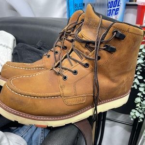 Size 10 , Brunt work boots used once